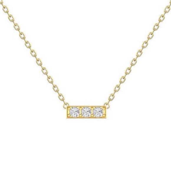 Jewelry - 3 diamond bar necklace Jewelry - 3 diamond bar necklace